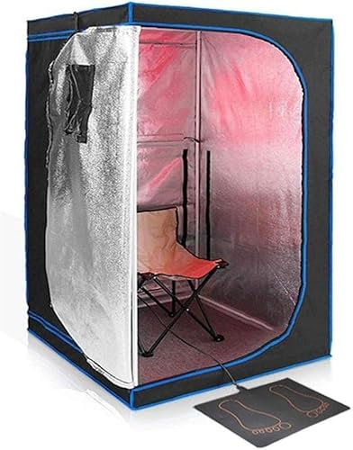 Ferninfrarot-Sauna-Dampf, tragbar, Witchair-Heizung, Sauna-Box, zusammenklappbare Sauna-Kabine, persönliches Spa für Gesichts-Spa, Körpertherapie, Familie, tragbar im Innenbereich, tragbar