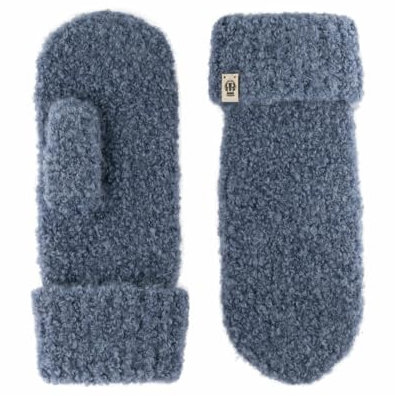 Roeckl Classic Bouclé Fäustlinge Jeans