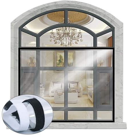 120x105cm Kit D'Isolation De FenêTre,Porte Rideau Isolant Phonique Anti Bruit Film Isolant Transparent pour Protection Bloque le froid de fenêtre,Joints De Portes Et Fenêtres-Noir