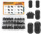 YOYEAH 40 Stück Ferritkerne für Kabel - Ferritfilter Klappferrit Set mit 6 Verschiedene Größen - Ferritkern Ring - Entstörfilter für Kabel RFI EMI - Schwarz - Innendurchmesser von 3.5 mm bis 13 mm.
