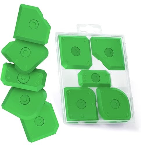 Set di 5 Strumenti per Calafataggio,raschietto spatola per sigillante,Spatola per giunti,Strumenti di Calafataggio in Silicone