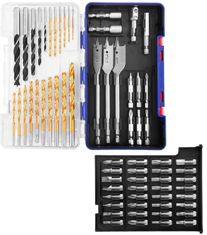 WORKPRO 66-Piece Drill Bit Set