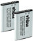 vhbw 2X Akku kompatibel mit Nintendo New 2DS XL (JAN-001) Spielekonsole (1300 mAh, 3,7 V, Li-Ion)
