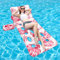 Colchón Inflable Piscina,Cama Flotante Inflable Piscina,Inflable Alfombra Flotante Colchón, Inflable Playa Piscina, para Actividades de Agua Al Aire Libre (Rojo)