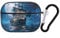 Blue Boat On Seascape And Moon in The Sky Earphone Case PC Bluetooth Earbud Cove Headphone Cases Compatible with Airpods Pro Black-style