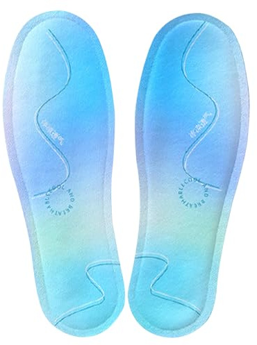 Solette Donna | Solette Rinfrescanti Traspiranti per Piedi Piatti,Gel Freddo per Stare in Piedi Escursionismo Golf Lavoro Attività Ciclismo Scarpe Tennis