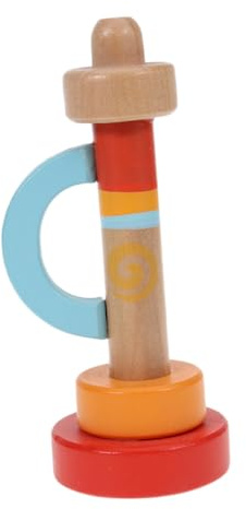 LOPUNER Holz trompete Musikinstrument Montessori Langlebig Robust Fördert Koordination Kreativität für Frühkindliche Bildung Bühne und Zuhause