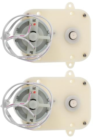 Supvox 2 Stück Geräuscharme für Automatische Uhrenboxen und Präsentationsständer Miniatur Getriebemotoren Langsamer Dc Motor Kompatibel als Ersatzmotor für Uhrenbeweger