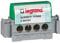Legrand LEG92781 - Morsettiera di distribuzione terra con 4 morsetti, per cavi da 1,5 a 16 mm2, colore: Verde