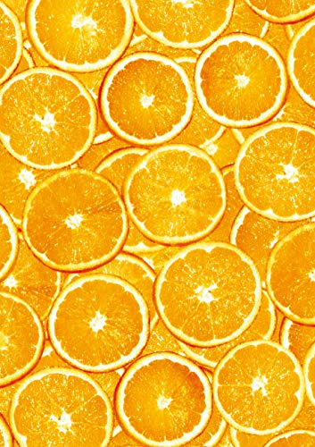Décopatch - Ref FDA494O - Orange Slice Pattern Paper Pack - Each Sheet 30 x 40cm, Pack of 20 Paper Sheets - Best Used With Décopach Glue & Varnish, Orange