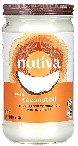 Nutiva - orgánico había refinado aceite de coco - 23 oz.