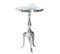 Couchtisch Beistelltisch Tisch ANTIK Look BAROCK REPRO Retro RUND Silber 55cm