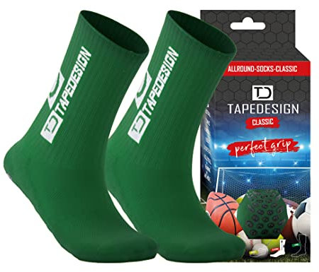Tapedesign Unisex Allround Classic Socken, Grün, Einheitsgröße EU