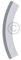 Poignée de porte pour sèche-linge Bosch Siemens 00644382 644382 SPL27343 9000008633 ABS