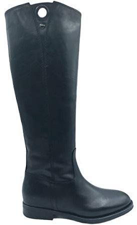 NeroGiardini I014050D Vitello BT Nero Stivali per Donna in Pelle Tacco Basso (Taglia 39)