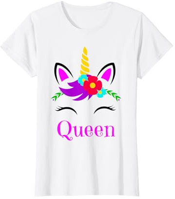 Mutter Und Tochter Partnerlook Einhorn Queen Partner T-Shirt