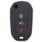 SALPIE Silikonhülle für 3 Tasten Fernbedienung Citroen Cactus C3 C4 C5 C6 C8 C4L DS3 DS4 DS5 Picasso Xsara und Peugeot 208 301 308 408 508 2008 3008 5008 RCZ (Black)