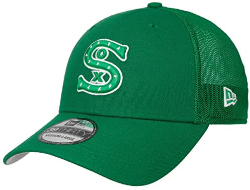 New Era 39Thirty MLB22 ST Pats White Sox Cap Fullcap Truckercap Meshcap Trucker Curved Brim Chicago (L/XL (58-61 cm) - grün)