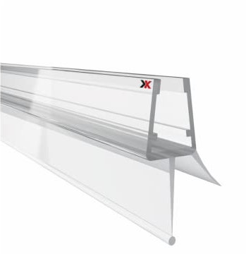 KRAUS Premium Duschdichtung DD-10 Duschtürdichtung für 6-8mm Glasstärke à 2000mm in transparenter Optik Duschdichtungen für Duschtüren & Duschkabinen Dichtungen vom Profi