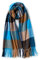 Villand Damen Wollschal - Winter Warm Karierte Schals für Damen, Große Weiche Dicke Tücher Und Wraps Mit Geschenkbox (Kamel & Blau kariert)