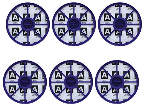 Desconocido Accessories 6 PCS Limpiador de vacío HEPA FILTROS Ajustar para Dyson DC04 DC05 DC08 DC19 DC20 DC21 Robot de Mano inalámbrico Filtro de aspiradora (Color : Purple)