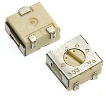 10pcs 3314J Singleturn SMD Precision Trimmer Potentiometer Einstellbarer Widerstand,10 Ohm