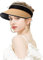 GLAITC Chapeau de Soleil, Bord Large Chapeau de Paille Pliable Chapeau Visière Chapeau Ete Grand Brim Chapeau Anti UV Plage Casquettes Chapeau Paille Femme pour Les Voyages, Le Camping (Kaki)