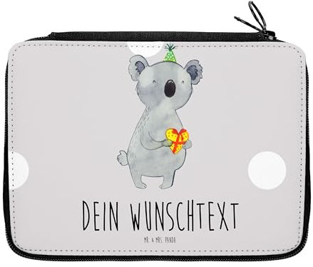 Mr. & Mrs. Panda Personalisierte Federmappe Koala Geschenk - Personalisierte Geschenke, Federmappe Einschulung, Stifterolle mit Namen, Grundschule,