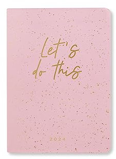 Letts Inspire Terminplaner 2024, A6, Wochenansicht, Rosa