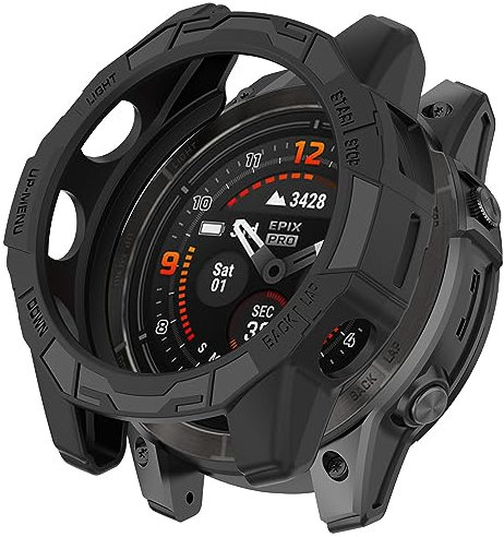 Muovrto Schutzhülle für Garmin Fenix 7X/Fenix 7X Pro,TPU Smartwatch Gehäuse Hülle für Garmin epix Pro (Gen 2) 51mm