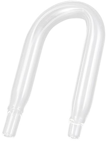 DOITOOL Aquarium U-förmiges Rohr Kohlendioxid-regulator U-förmiger -regler Für Aquarien Diffusor u Rohr U-typ -diffusor U-röhren -diffusor Glas Wasserpflanzen U-rohr