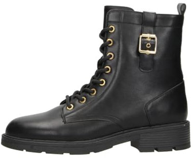 Fitters Damen Stiefel Angela in Farbe Schwarz, Damenschuhe in Übergröße, Angela 43 EU Black