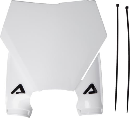 Cycra Stadium Number Plate 2023-24 125cc-450cc SX/SXF/XC/XCF White