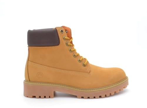Lumberjack River 2, Stivaletti Bassi con Lacci Uomo, Giallo/Marrone Scuro, 40 EU