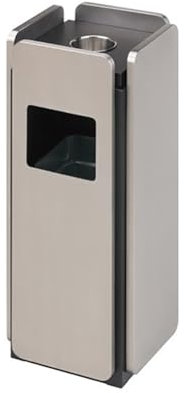 ZXFIYTBH Cendriers extérieurs pour Cigarettes Poubelle Verticale cendrier cendrier INOX Couloir Extinction de fumée Poubelle Haut de Gamme broyeur de Cigarettes (Color : A)