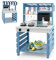 GYMAX Kids Mud Kitchen, Outdoor Double-Sided Toy Kitchen with Stoves, Removable Sink, Faucet, Storage Shelves & Cookware Accessories, Wooden Play Kitchen for Age 3+ Boys Girls