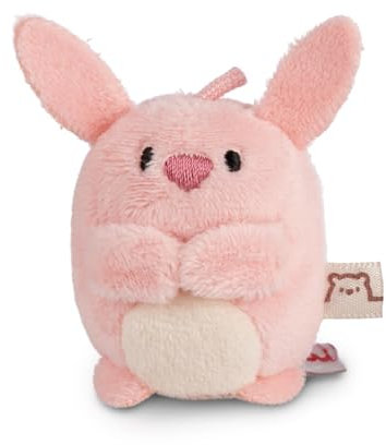 NICI My Mochi Kuscheltier Hase Pibu rosa 5cm rosa - Stofftier aus weichem Plüsch, niedliches Plüschtier zum Kuscheln und Spielen, für Kinder & Erwachsene, tolle Geschenkidee
