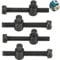 4 Pcs Chain Bar Tensioner Adjuster, Chainsaw Adjuster Bar Chain Tensioner Adjustment Screw Chainsaw Parts for Electric Chain Saw 405 5016 Chainsaw, Black