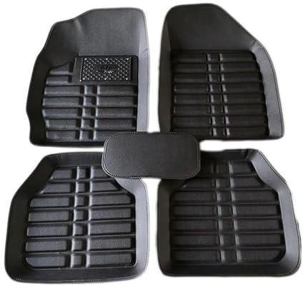 JCPDN Auto Fußmatten für Opel Corsa d 2007-2012 2013 2014(LHD),wasserdichte Antirutschmatten Vorne Hinten Schutz Bodenmatten Allwetterabdeckung Fussmatten Zubehör,B