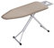 Exma Funda para Tabla de Planchar Ajustable 140x50cm - Nuevo Acolchado de 3 Capas Resistentes Tejido+Muletón+Espuma | Transpirable | Facilita el Planchado - Liso Beige Crema
