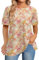 KKvoPiQ Damen Elegant Oberteile Lässig Hemden Und Blusen - Rundhals Klamotten Oberteile Shirts - Kurzärmeliges Teenager Mädchen Hemd Klassischer Top - Schnitt Einfarbig Pullover Mit Rundhalsausschnitt