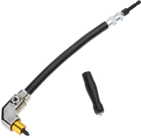 90 Degree Electric Drill Chucks Right Angled Electric Drill Corner Drill Guide Attachment for Home Renovations Projects