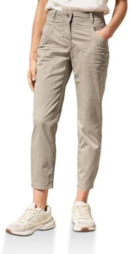 CECIL Damen B378880 Hose im Casual Fit, Jute beige, 31W x 26L