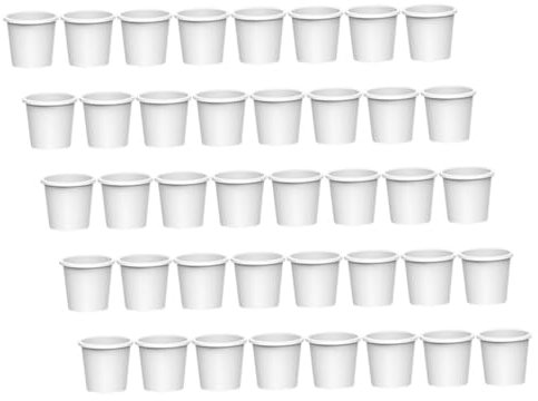 Alasum 40st Wasserspender Aus Pappbecher Für Kleine Tassen Pappbecher Nachfüllbecher Für Mini-wasserspender Kleine Pappbecher Mini-wasserspenderbecher Mini Pappbecher Weiß