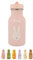 wunderwunsch Trinkflasche personalisiert für Kinder, Flasche personalisiert, Babyflasche, Kinder Trinkflasche, Trixie Trinkflasche mit individuellem Namen (Hase, 350ml)