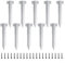Railway Sleeper Brackets, Pack of 10 Or 20, for Garden Raised Beds and Paths, Railway Sleeper Brackets with Screws, for Garden Applications(10pcs)