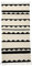 BioEcoLux Schwarz-Natur Läufer Teppich Boho, Reversible Baumwollteppich, Geometrisch Gewebt für Flur, Küche oder Eingangshalle, Boho-Stil (70 x 200 cm, Streifen 02)