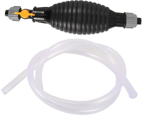 ARTSEWPLY Manuelle PVC Fasspumpe Handbetrieb Flüssigkeitssauger Benzinpumpe Kanister Umfüllpumpe Kraftstoffförderer für Auto Öl Wasser Diesel
