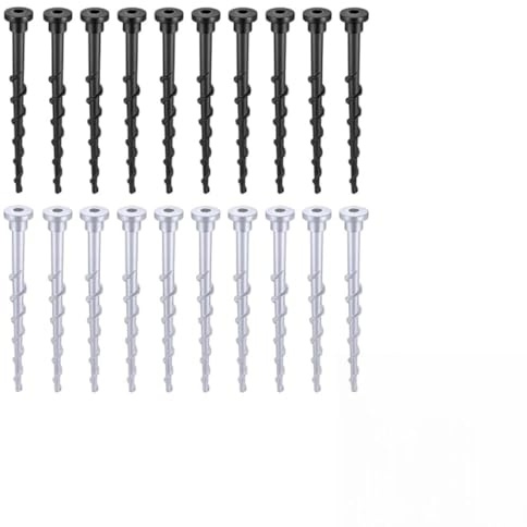 Lot de 20 Vis de Station de Charge 14 cm pour Robot Tondeuse, Vis de Fixation au Sol pour Base de Charge, Compatible avec Automower 105 305 308, Installation Extérieure Jardin Pelouse