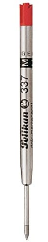 Pelikan 915389 Mine für Kugelschreiber (337), Strichstärke M, rot, 1 Stück in Faltschachtel